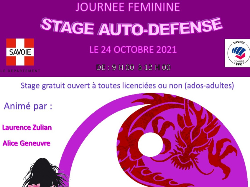 Stage féminine auto défense